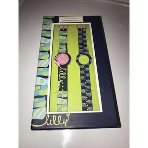 Lilly Pulitzer Interchangeable Watch Set